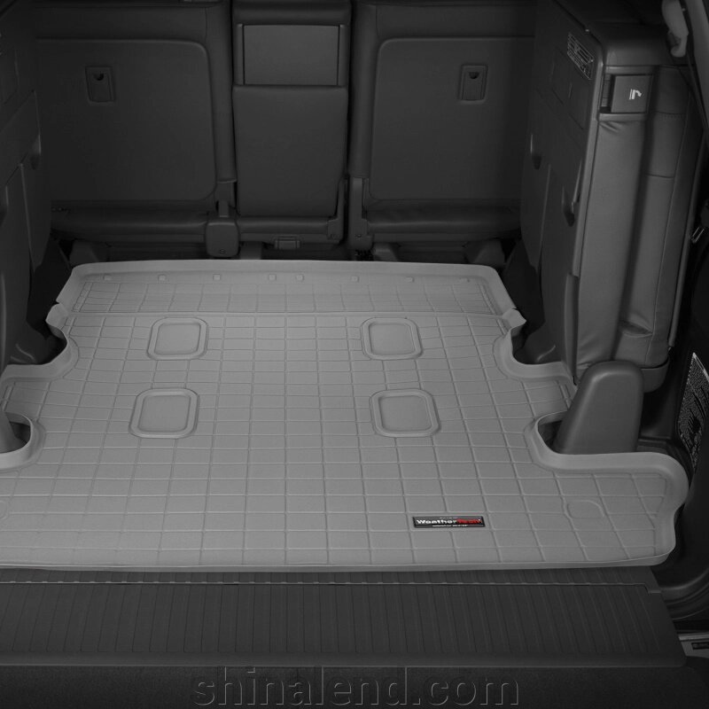 Килимки в багажник Lexus LX570, LX450 / Toyota Land Cruiser 200 2008 - з 2007 - сірий, Tri-Extruded WeatherTech - штука від компанії ШінаЛенд - Оплата Частинами - фото 1