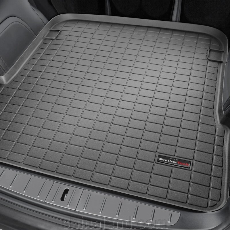 Килимки в багажник Tesla Model X (6,7 місць) 2015 - з 2013 - чорний, Tri-Extruded WeatherTech - штука від компанії ШінаЛенд - Оплата Частинами - фото 1