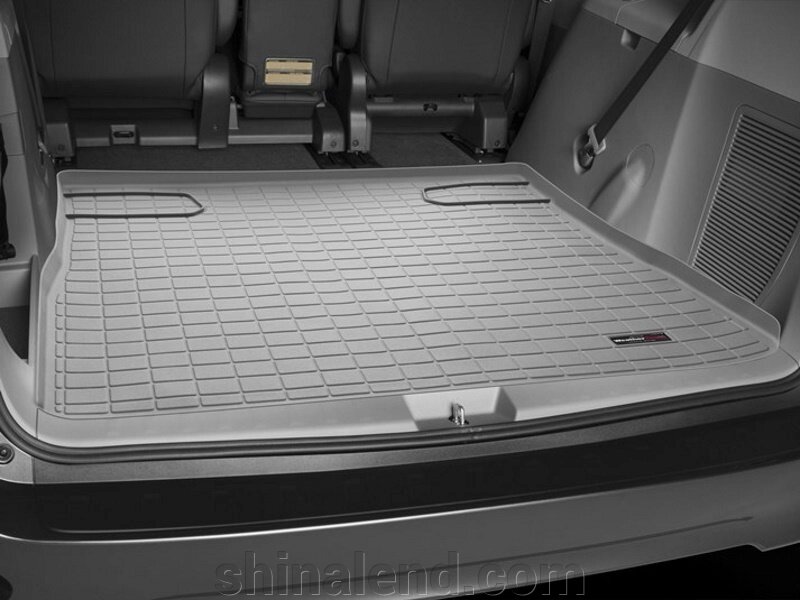Килимки в багажник Toyota Sienna III 2010 - 2020 з 2010 - сірий, Tri-Extruded WeatherTech - штука від компанії ШінаЛенд - Оплата Частинами - фото 1