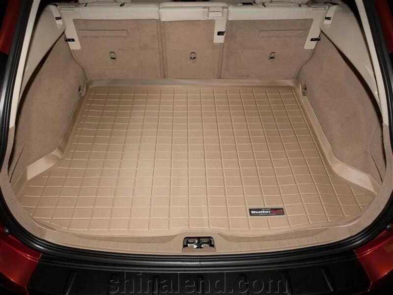 Килимки в багажник Volvo XC60 I 2008 - 2017 з 2008 - бежевий, Tri-Extruded WeatherTech - штука від компанії ШінаЛенд - Оплата Частинами - фото 1