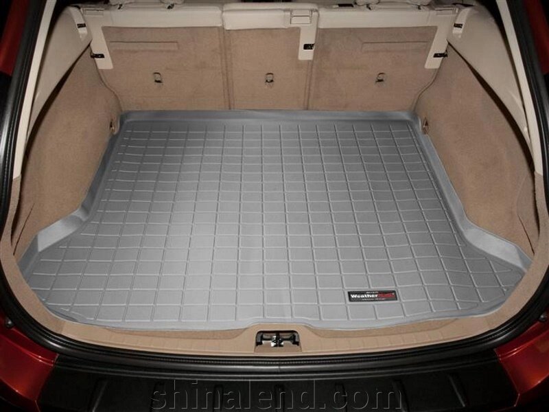 Килимки в багажник Volvo XC60 I 2008 - 2017 з 2008 - сірий, Tri-Extruded WeatherTech - штука від компанії ШінаЛенд - Оплата Частинами - фото 1