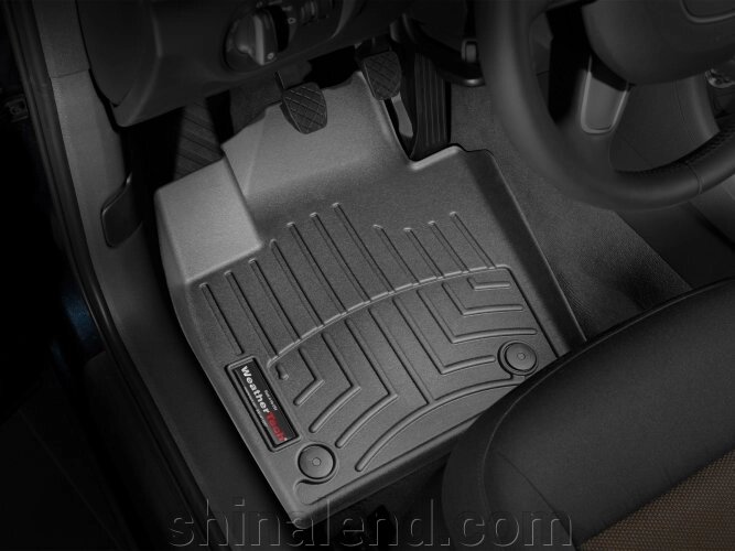 Килимки в салон Audi Q3 II (F3) 2018 - з 2011 - чорні WeatherTech - передній ряд від компанії ШінаЛенд - Оплата Частинами - фото 1