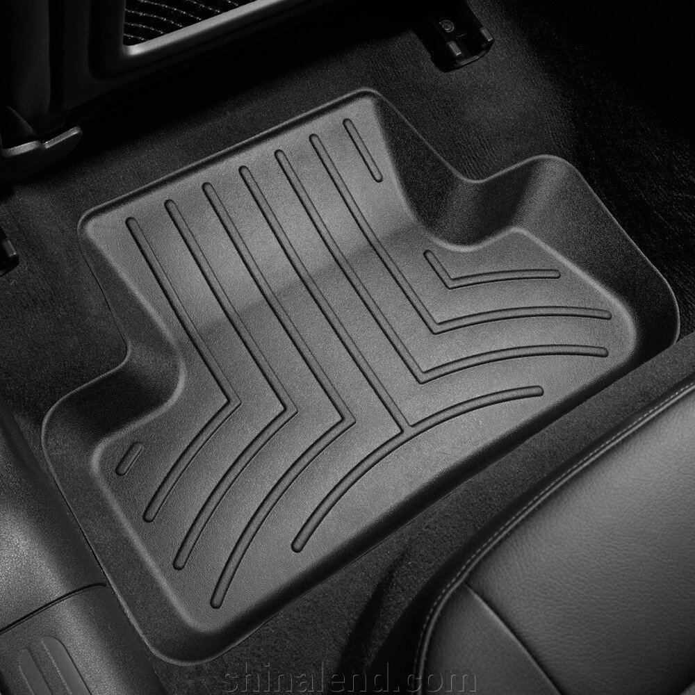 Килимки в салон Audi Q5 I (8RB) 2009 - 2017 з 2008 - чорні WeatherTech - другий ряд від компанії ШінаЛенд - Оплата Частинами - фото 1