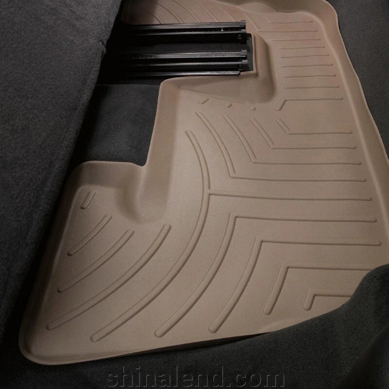 Килимки в салон Audi Q7 I (4L) 2006 - 2015 з 2006 - 2015, бежеві WeatherTech - третій ряд від компанії ШінаЛенд - Оплата Частинами - фото 1