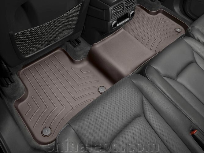 Килимки в салон Audi Q7 II (4MB) 2015 - / Audi Q8 2018 - з 2015 - какао WeatherTech - другий ряд від компанії ШінаЛенд - Оплата Частинами - фото 1