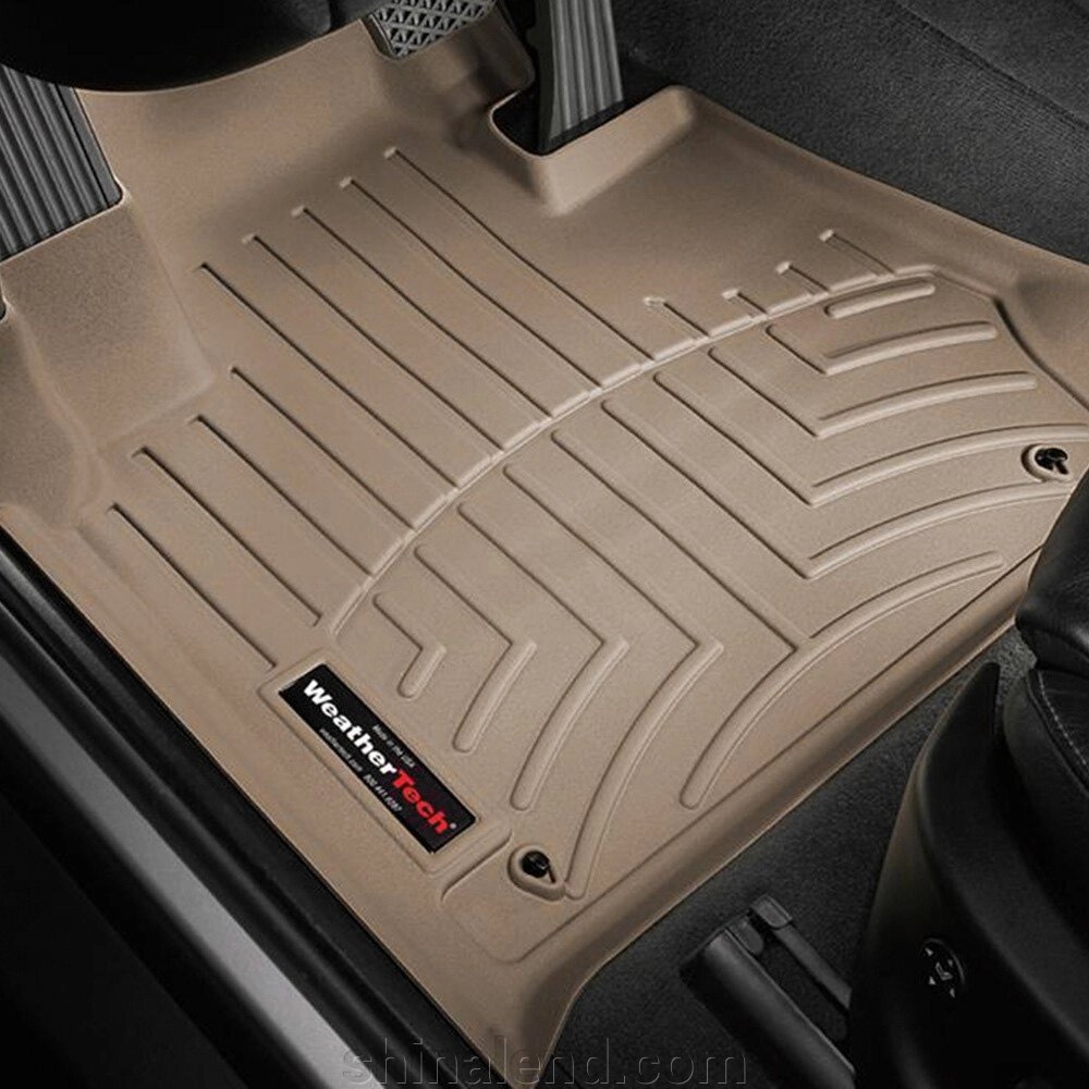 Килимки в салон Bmw X1 (E84) 2009 - 2015 з 2009 - 2015, чорні WeatherTech - передній ряд від компанії ШінаЛенд - Оплата Частинами - фото 1