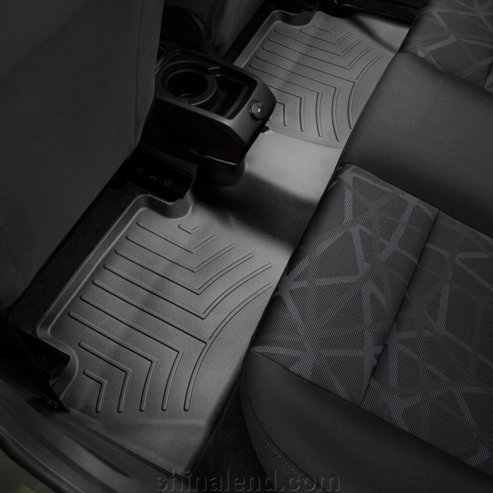 Килимки в салон Ford EcoSport II 2012 - з 2011 - чорні WeatherTech - другий ряд від компанії ШінаЛенд - Оплата Частинами - фото 1