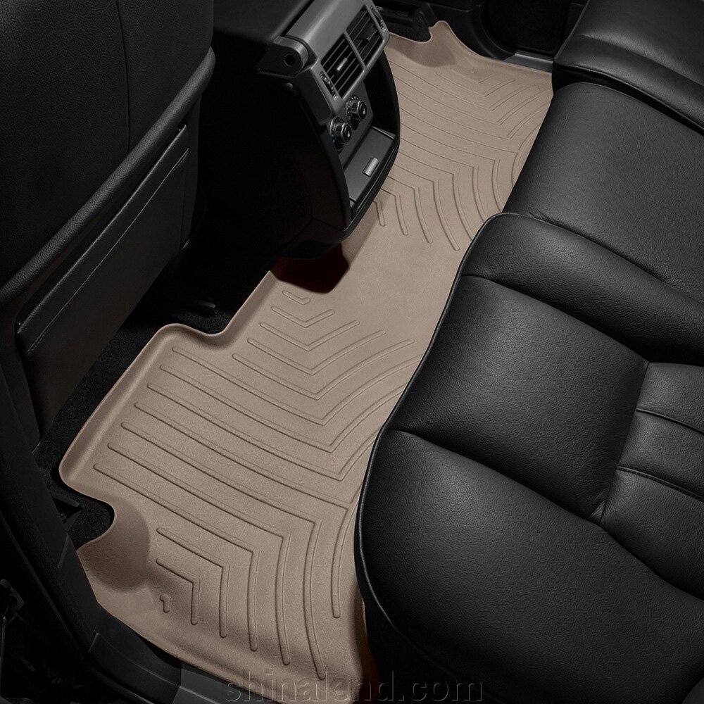 Килимки в салон Land Rover Range Rover III (L322) (I, II рестайлінг) 2006 - 2012 з 2002 - 2012, бежеві WeatherTech - від компанії ШінаЛенд - Оплата Частинами - фото 1