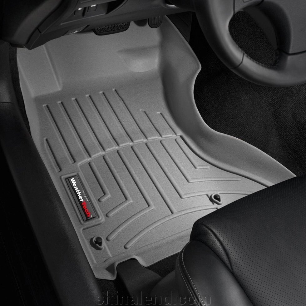 Килимки в салон Lexus IS II (XE20) (AWD) 2005 - 2012 з 2005 - 2013, сірі WeatherTech - передній ряд від компанії ШінаЛенд - Оплата Частинами - фото 1