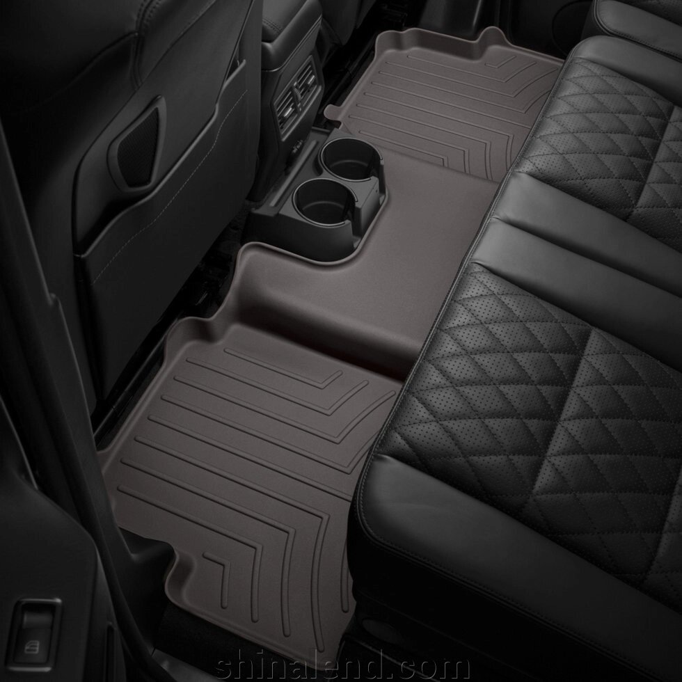 Килимки в салон Lexus NX 2014 року - з 2014 - какао WeatherTech - другий ряд від компанії ШінаЛенд - Оплата Частинами - фото 1