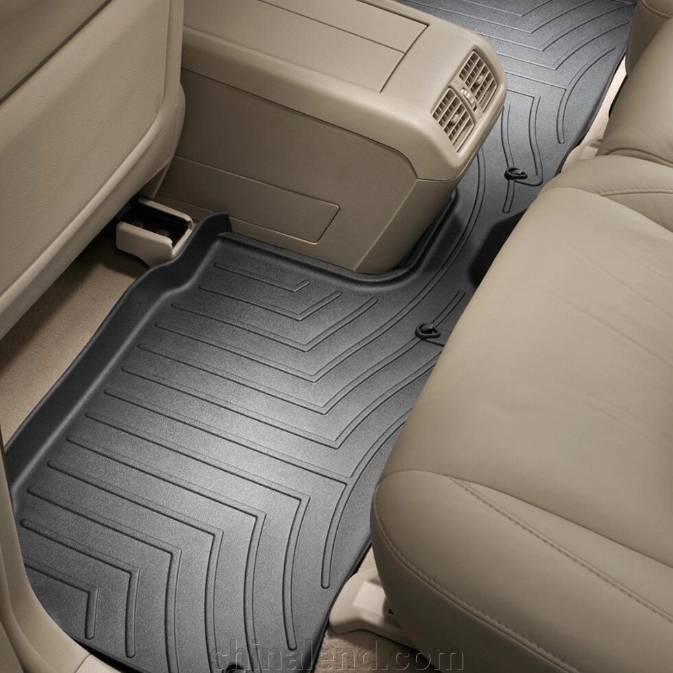 Килимки в салон Lexus RX 350 II 2003 - 2009 з 2003 - 2008, чорні WeatherTech - другий ряд від компанії ШінаЛенд - Оплата Частинами - фото 1