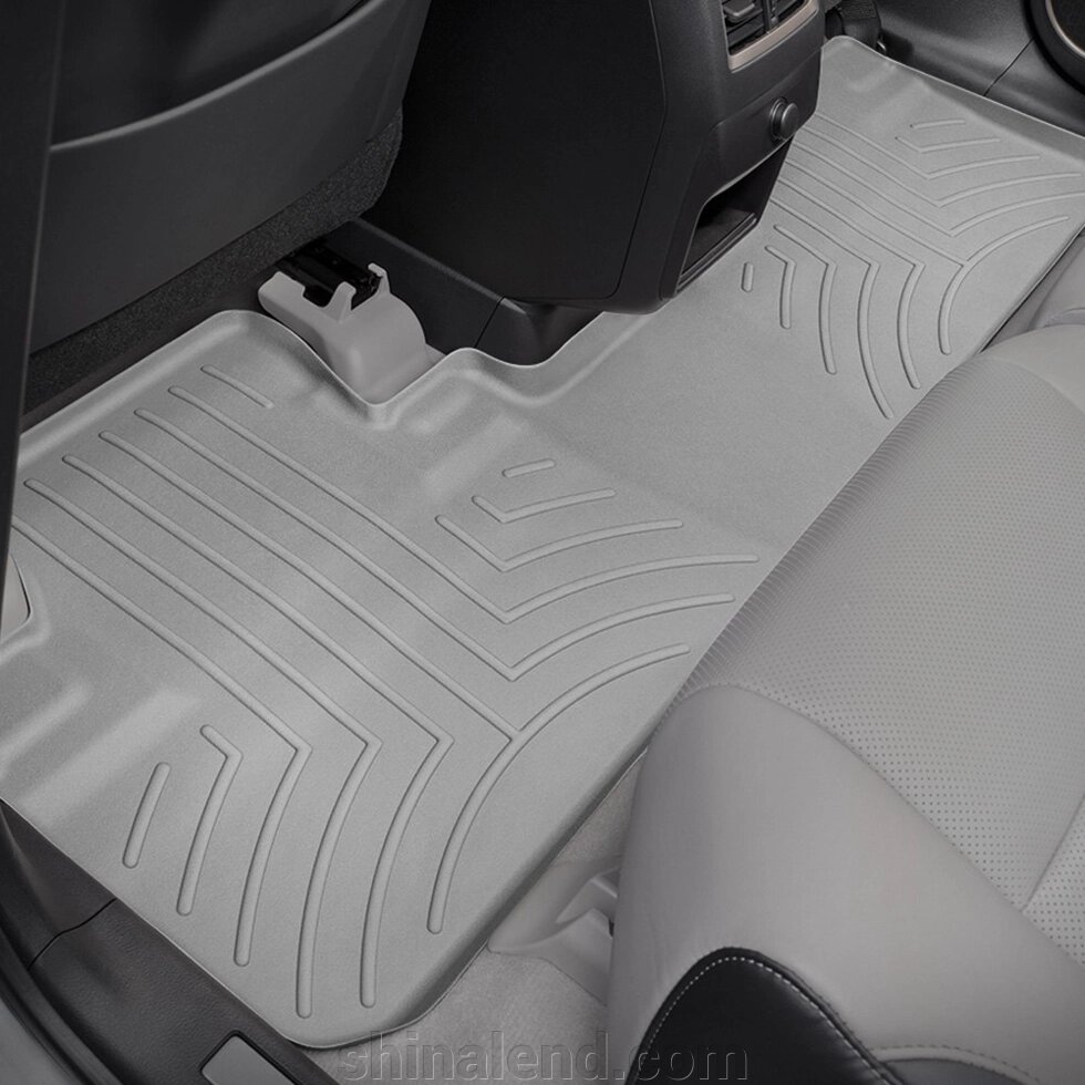 Килимки в салон Lexus RX IV (AL20) 2016 - з 2015 - сірі WeatherTech - другий ряд від компанії ШінаЛенд - Оплата Частинами - фото 1