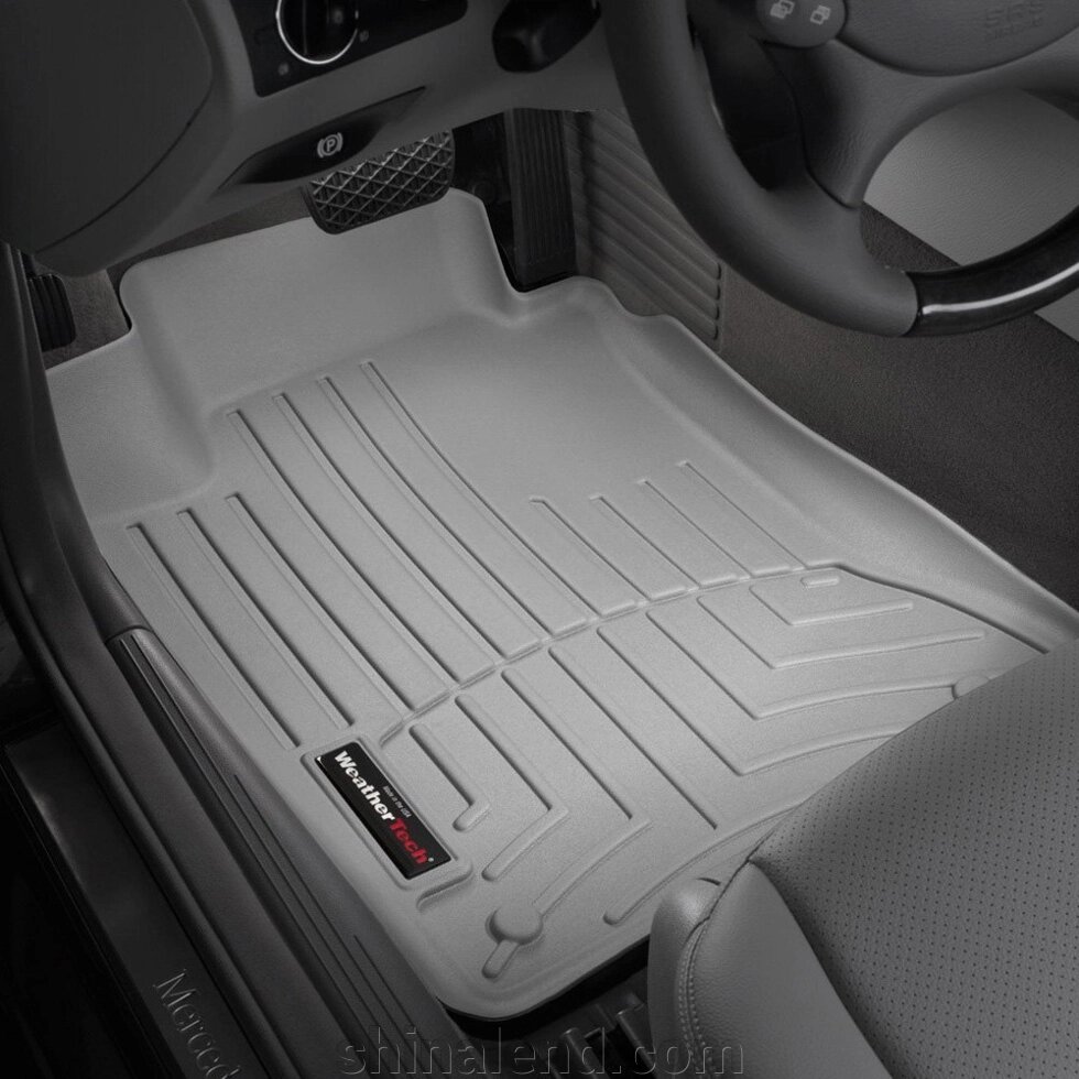 Килимки в салон Mercedes-Benz E-Class (W211) 2002 - 2009, CLS (C219) 2006 - 2009 з 2003 - 2009, сірі WeatherTech - від компанії ШінаЛенд - Оплата Частинами - фото 1