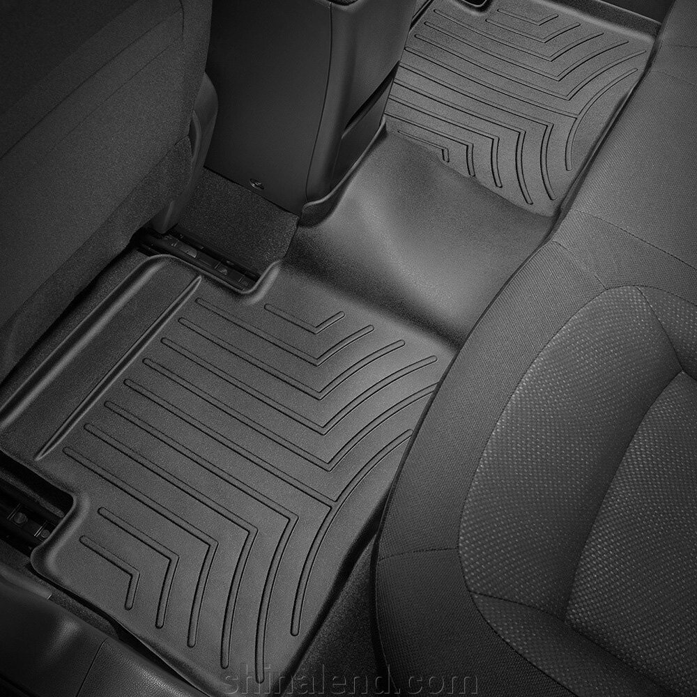 Килимки в салон Nissan X-Trail III (T32) / Rogue II 2013 - з 2013 - чорні WeatherTech - другий ряд від компанії ШінаЛенд - Оплата Частинами - фото 1