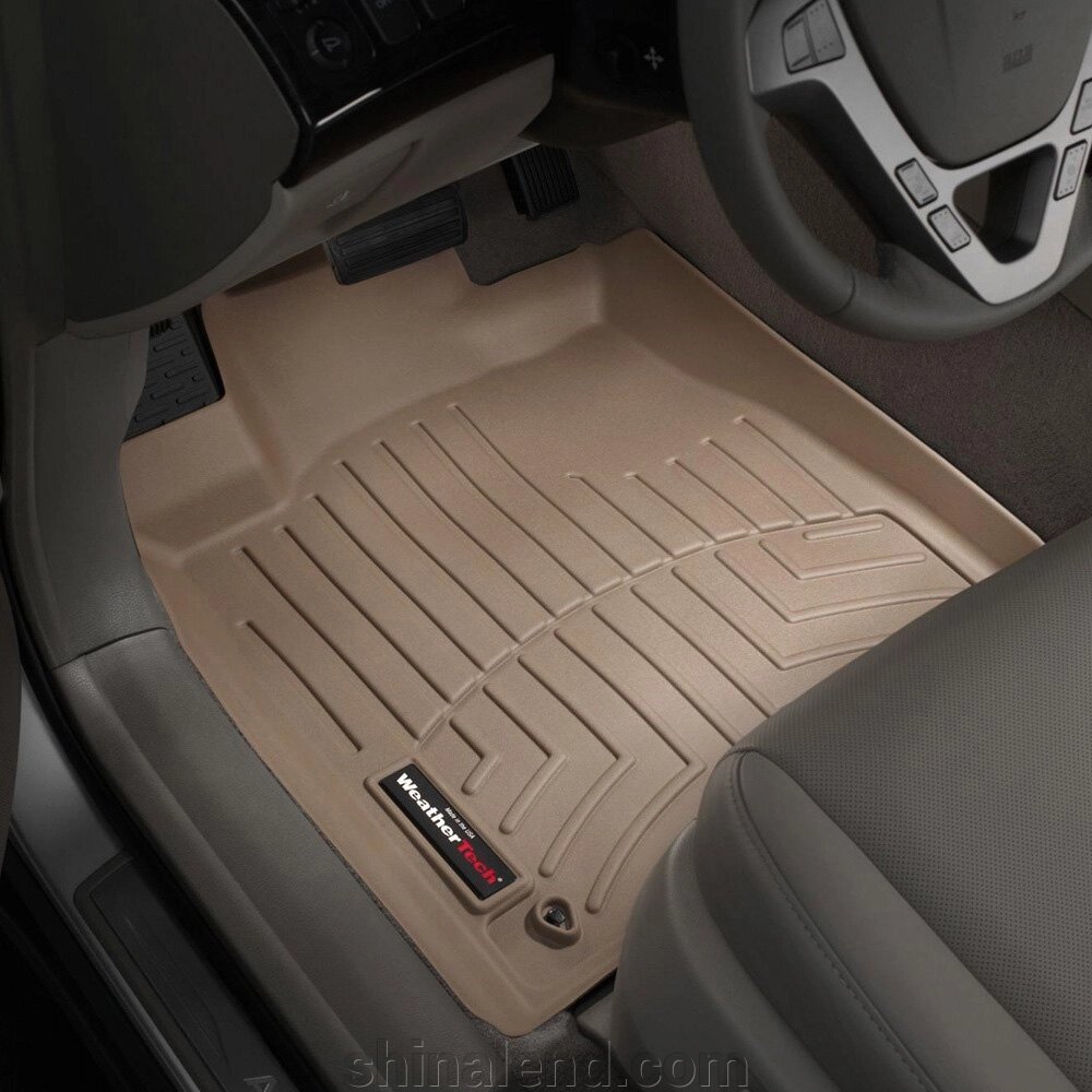 Килимки в салон Nissan X-Trail III (T32) / Rogue II 2013 - з 2013 - чорні WeatherTech - передній ряд від компанії ШінаЛенд - Оплата Частинами - фото 1