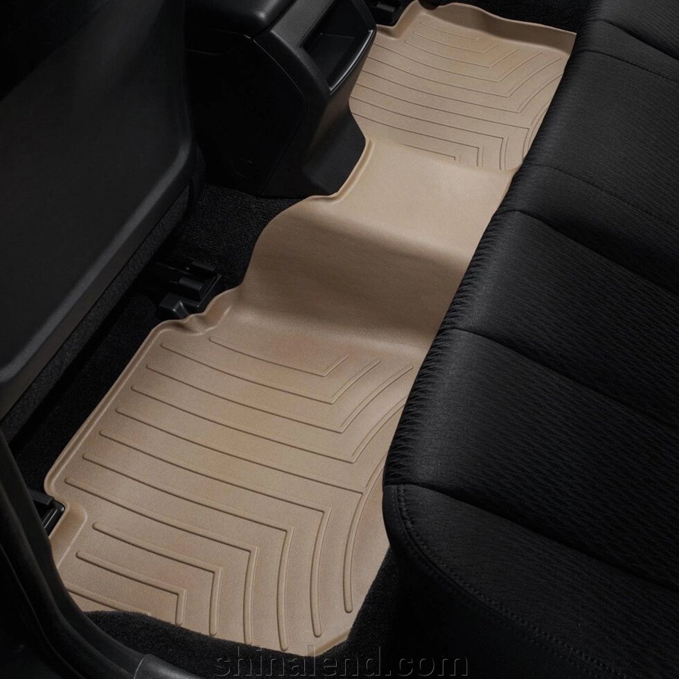 Килимки в салон Subaru Outback IV (BR) 2010 - 2014 / Legacy V 2010 - 2014 з 2008 - 2014, бежеві WeatherTech - другий від компанії ШінаЛенд - Оплата Частинами - фото 1