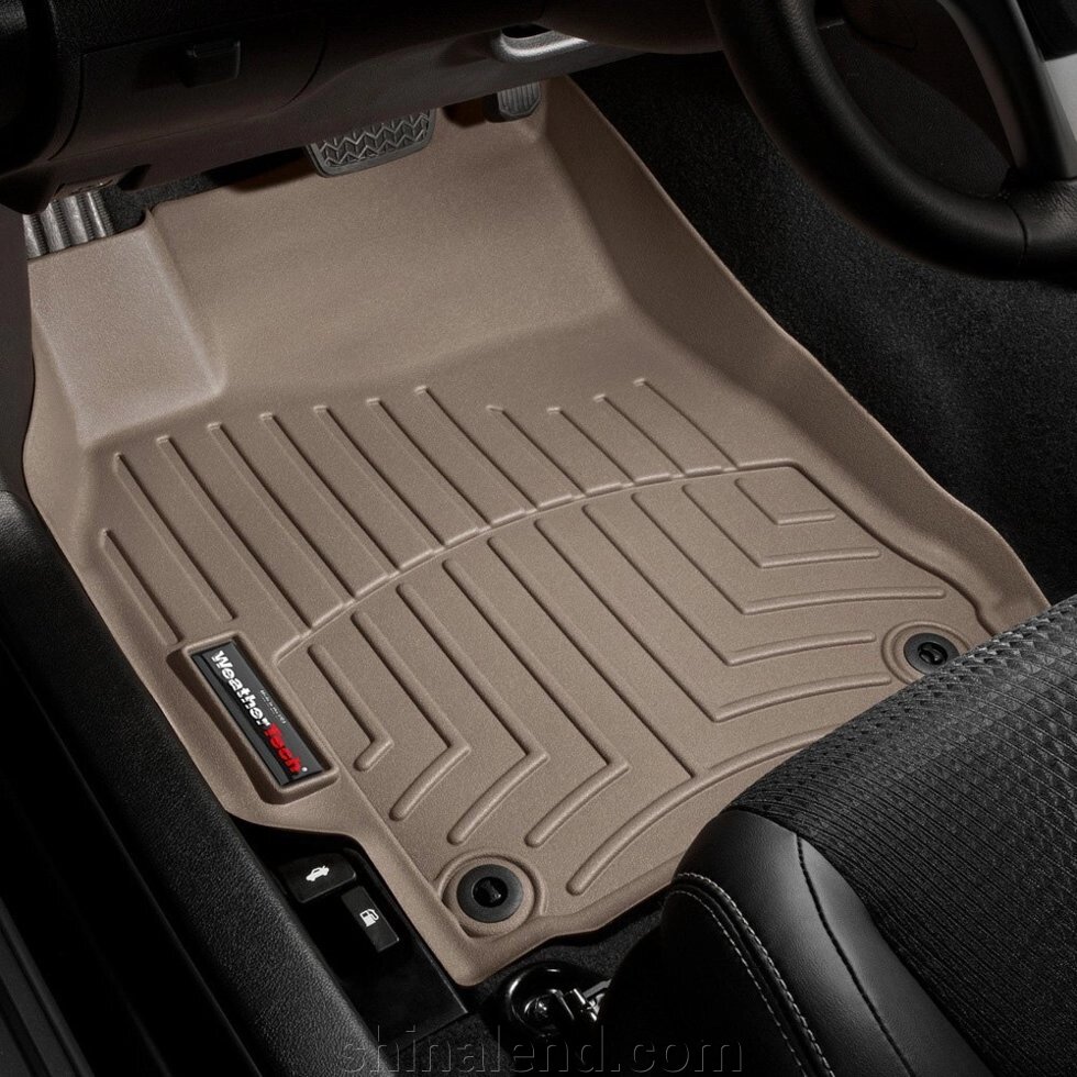 Килимки в салон Toyota Camry VII (XV50) (дорестайл) 2011 - 2014 з 2011 - сірі WeatherTech - передній ряд від компанії ШінаЛенд - Оплата Частинами - фото 1