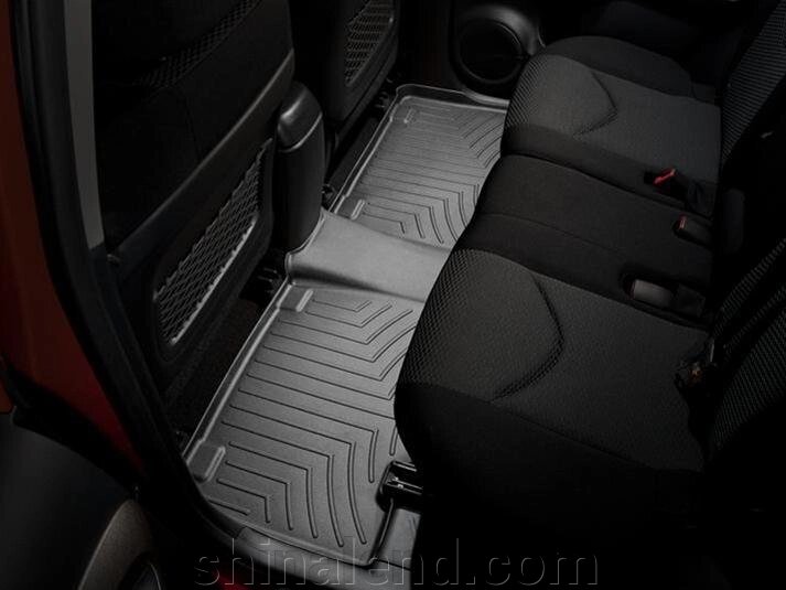 Килимки в салон Toyota RAV4 III (дорестайл) (USA, long) 2005 - 2012 з 2005 - чорні WeatherTech - другий ряд від компанії ШінаЛенд - Оплата Частинами - фото 1