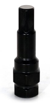 Ключ-перехідник Шестигранний (6 граней) (60 мм) Чорний, (Zorat 2584) - шт. від компанії ШінаЛенд - Оплата Частинами - фото 1
