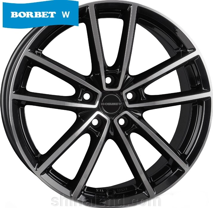 Колеса сплаву Borbet W 8x18 5x108 ET40 dia72,6 (BP) (CT) - платежі від компанії ШінаЛенд - Оплата Частинами - фото 1