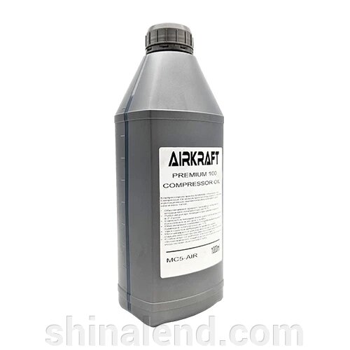 Компресорна олива 1 л AIRKRAFT Premium 100 Compressor Oil MC5-AIR-1L від компанії ШінаЛенд - Оплата Частинами - фото 1