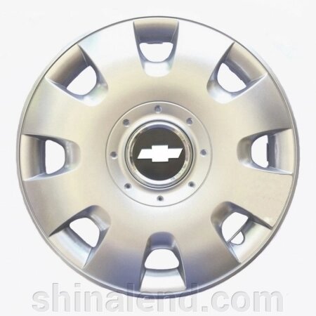 Ковпаки R13 Chevrolet срібло - (SJS 107) - комплект ( 4 шт. ) від компанії ШінаЛенд - Оплата Частинами - фото 1