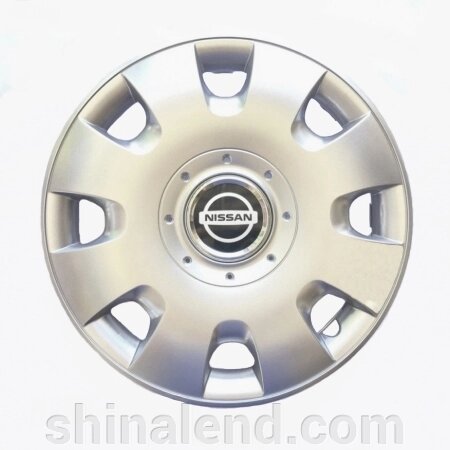 Ковпаки R13 Nissan срібло - (SJS 107) - комплект ( 4 шт. ) від компанії ШінаЛенд - Оплата Частинами - фото 1