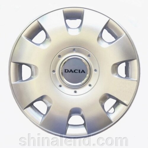Ковпаки R14 Dacia срібло - (SJS 209) - комплект ( 4 шт. ) від компанії ШінаЛенд - Оплата Частинами - фото 1