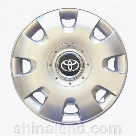 Ковпаки R14 Toyota срібло - (SJS 209) - комплект ( 4 шт. ) від компанії ШінаЛенд - Оплата Частинами - фото 1