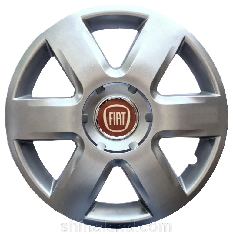 Ковпаки R15 Fiat срібло - (SJS 337) - комплект ( 4 шт. ) від компанії ШінаЛенд - Оплата Частинами - фото 1
