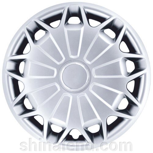 Ковпаки R15 SJS срібло (338) - комплект (4 шт.) від компанії ШінаЛенд - Оплата Частинами - фото 1