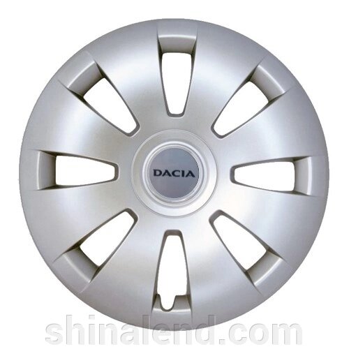 Ковпаки R16 Dacia срібло - (SJS 423) - комплект ( 4 шт. ) від компанії ШінаЛенд - Оплата Частинами - фото 1