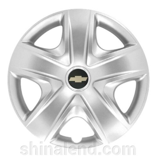 Ковпаки R17 Chevrolet срібло - (SJS 500) - комплект ( 4 шт. ) від компанії ШінаЛенд - Оплата Частинами - фото 1