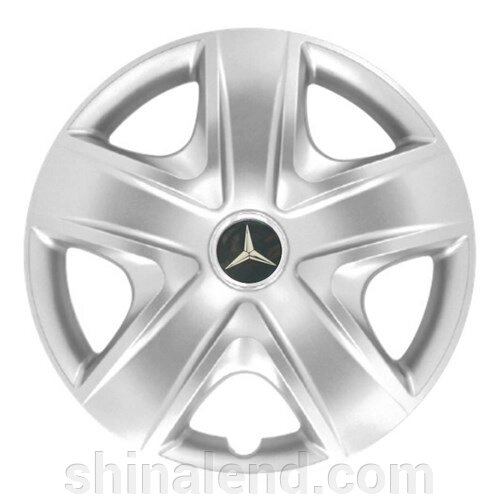 Ковпаки R17 Mercedes-Benz срібло - (SJS 500) - комплект ( 4 шт. ) від компанії ШінаЛенд - Оплата Частинами - фото 1