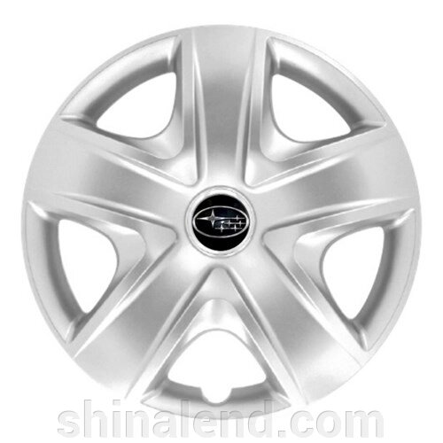 Ковпаки R17 Subaru срібло - (SJS 500) - комплект ( 4 шт. ) від компанії ШінаЛенд - Оплата Частинами - фото 1