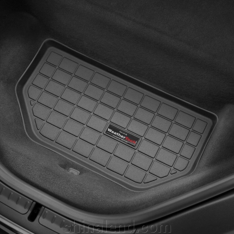 Коврики в багажник Tesla Model S (дорестайл) 2012 - 2016 с 2012 - черный, Tri-Extruded WeatherTech - штука від компанії ШінаЛенд - Оплата Частинами - фото 1