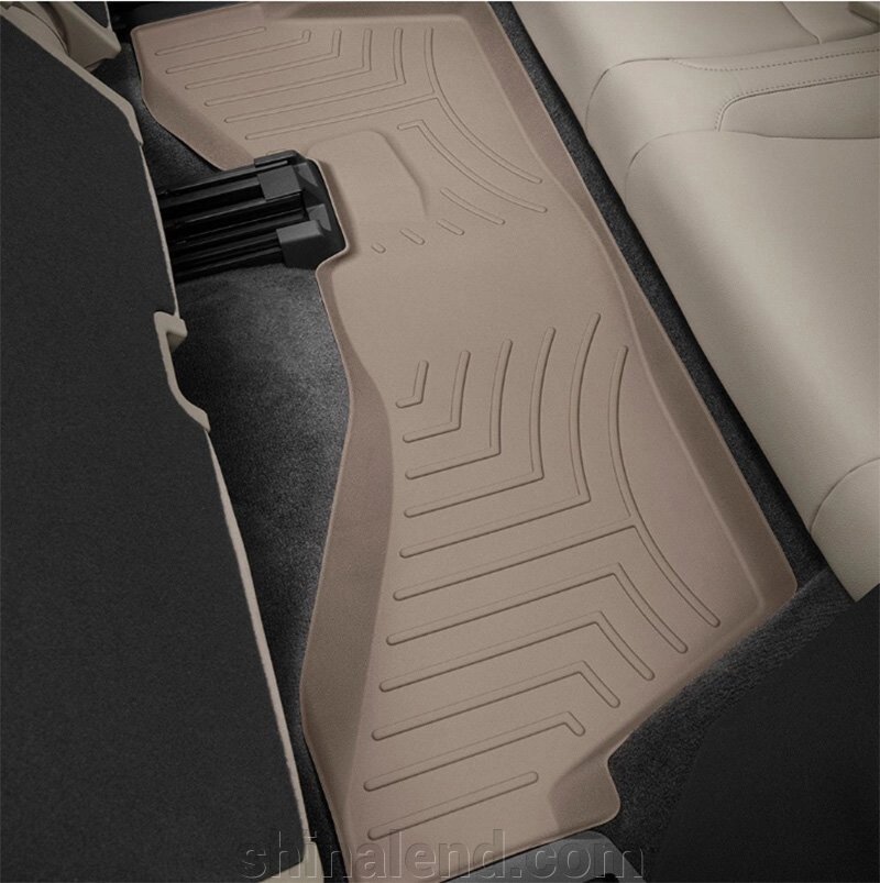 Коврики в салон Acura MDX III (YD3) 2013 - с 2013 - бежевые WeatherTech - третий ряд від компанії ШінаЛенд - Оплата Частинами - фото 1