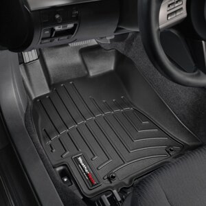 Килимки в салон Subaru Outback IV (BR) 2010 - 2014 / Legacy V 2010 - 2014 з 2008 - 2014, чорні WeatherTech - передній