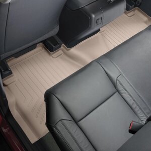 Килимки в салон Toyota Tundra III (Double Cab з ящиком) 2014 - з 2014 - бежеві WeatherTech - другий ряд