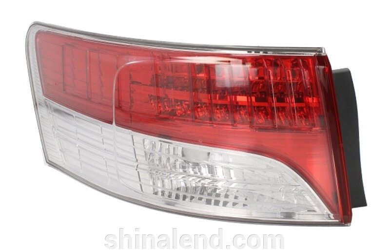 Ліхтар задній Toyota Avensis III ( кристайл ) ( седан ) 2009 - 2011, лівий PY21W+LED, без ламп, (Depo fz968) від компанії ШінаЛенд - Оплата Частинами - фото 1