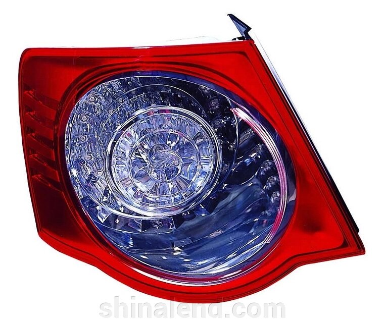 Ліхтар задній Vw Jetta V 2005 - 2010, лівий зовнішній, LED, (FPS fz572) від компанії ШінаЛенд - Оплата Частинами - фото 1