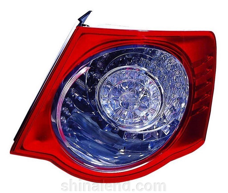 Ліхтар задній Vw Jetta V 2005 - 2010, правий зовнішній, LED, (Depo fz571) від компанії ШінаЛенд - Оплата Частинами - фото 1