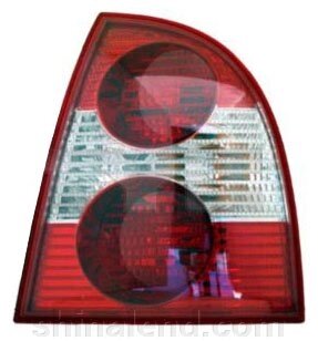 Ліхтар задній Vw Passat B5 (рестайлінг, седан) 2000 - 2005, правий зовнішній, червоно-білий, (TYC fz1466) від компанії ШінаЛенд - Оплата Частинами - фото 1