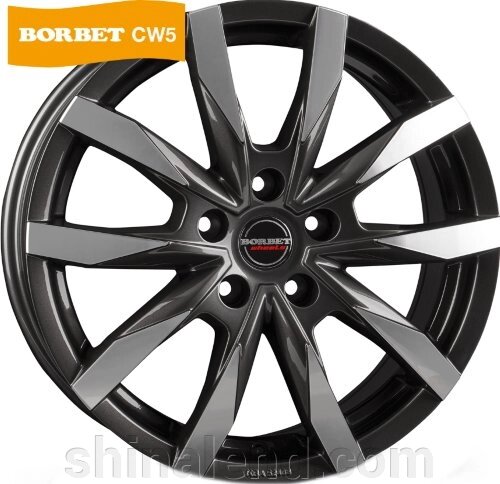 Литі диски Borbet CW5 7,5x18 5x120 ET43 dia65,1 (MAPG) (кт) - Оплата Частинами від компанії ШінаЛенд - Оплата Частинами - фото 1