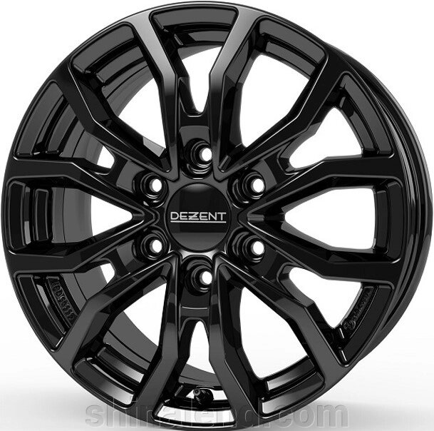 Литі диски Dezent KC 7,5x18 6x130 ET45 dia84,1 (Black) ( кт ) — Оплата Частинами від компанії ШінаЛенд - Оплата Частинами - фото 1