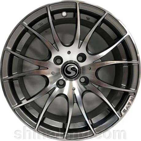 Литі диски Sportmax Racing SR T-0575 6,5x15 4x100 ET38 dia67,1 (GRA) ( кт ) — Оплата Частинами від компанії ШінаЛенд - Оплата Частинами - фото 1