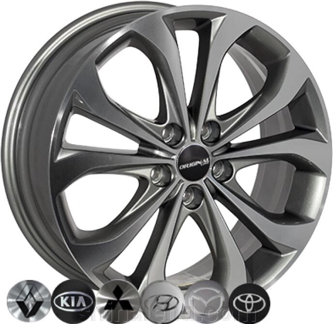 Литі диски Zorat Wheels TL0255N 7,5x18 5x114,3 ET48 dia67,1 (GMF) — Оплата Частинами від компанії ШінаЛенд - Оплата Частинами - фото 1