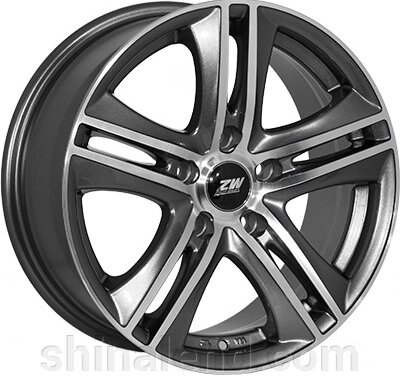 Литі диски Zorat Wheels ZW-392 7x16 5x115 ET38 dia70,2 (MK-P) ( кт ) — Оплата Частинами від компанії ШінаЛенд - Оплата Частинами - фото 1