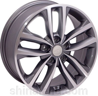 Литі диски Zorat Wheels ZW-BK846 7x17 5x115 ET40 dia70,2 (GP) ( кт ) — Оплата Частинами від компанії ШінаЛенд - Оплата Частинами - фото 1