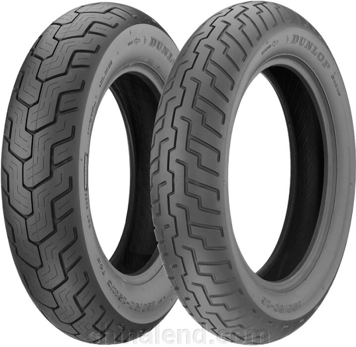 Літні шини Dunlop D404 100/90 R19 57H Японія 2023 — Оплата Частинами від компанії ШінаЛенд - Оплата Частинами - фото 1